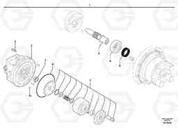 29353 Travelling gear motor assy / without brake EC25 TYPE 281, Volvo Construction Equipment
