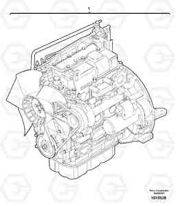 75320 Equipped engine ECR28 TYPE 601, Volvo Construction Equipment