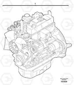 6150 Equipped engine ECR38 TYPE 602, Volvo Construction Equipment