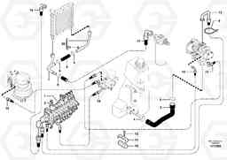 71615 Hydraulic system: feed-and suction line ECR38 TYPE 602, Volvo Construction Equipment
