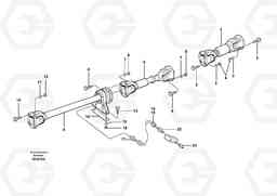 46692 Propeller shafts with fitting parts L180E HIGH-LIFT S/N 8002 - 9407, Volvo Construction Equipment