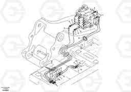11966 Servo system, control valve to remote control valve pedal EC160B, Volvo Construction Equipment
