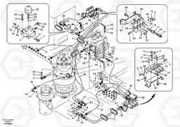 103366 Servo system, control valve to solenoid valve EC160B PRIME S/N 12001-, Volvo Construction Equipment