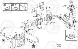 27023 Servo - hydraulic, control lines, tilt L330D, Volvo Construction Equipment