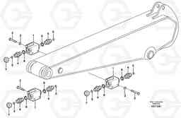 4263 Ball valve for dipper arm EW180B, Volvo Construction Equipment