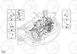 59215 Cable harness, engine ECR58, Volvo Construction Equipment