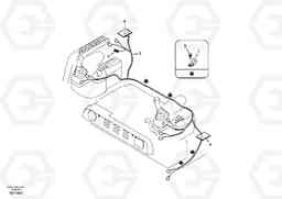 99850 Cable and wire harness, instrument panel ECR58, Volvo Construction Equipment