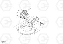 3787 Travel motor with mounting parts ECR58, Volvo Construction Equipment
