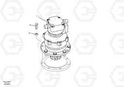 3788 Swing motor with mounting parts ECR58, Volvo Construction Equipment