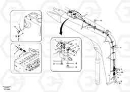37468 Working hydraulic, dipper arm rupture ECR58, Volvo Construction Equipment