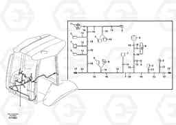 40309 Cable harness, panel BL70, Volvo Construction Equipment