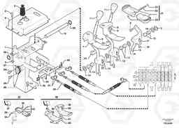 102565 Control levers : steel pedal EC45 TYPE 284, Volvo Construction Equipment