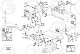 95329 Hydraulic system, feed line BL70, Volvo Construction Equipment