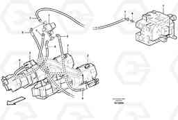 78643 Hydraulic system, motor unit T450D, Volvo Construction Equipment