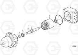 19059 Hydraulic motor. L180E S/N 5004 - 7398 S/N 62501 - 62543 USA, Volvo Construction Equipment
