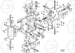 78734 Control valve L110E S/N 1002 - 2165 SWE, 60001- USA,70201-70257BRA, Volvo Construction Equipment