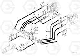2878 Hydraulic circuit ( lower frame ) EC35 TYPE 283, Volvo Construction Equipment