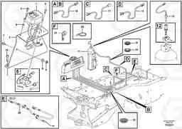 4676 Cable harness, fire extinguishing system, cab L220E SER NO 2001 - 3999, Volvo Construction Equipment