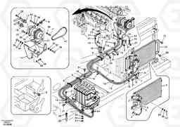 77353 Air conditioning line, cooling and heater EC210B, Volvo Construction Equipment