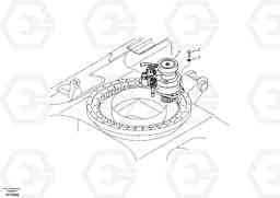 27318 Swing motor with mounting parts ECR88 S/N 10001-14010, Volvo Construction Equipment