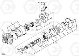 13800 Swing motor ECR88 S/N 10001-14010, Volvo Construction Equipment