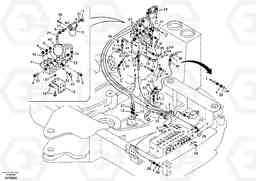 51710 Servo system, control valve to solenoid valve and swing motor. ECR88 S/N 14011-, Volvo Construction Equipment
