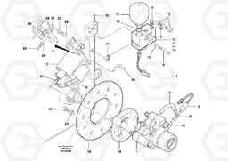 38187 Parking brake G700B MODELS S/N 35000 -, Volvo Construction Equipment