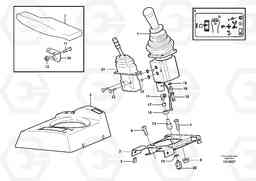 36498 Servo valve with fitting parts. L120D, Volvo Construction Equipment