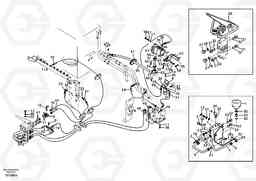 46164 Hydraulic system, upper brake line EW145B, Volvo Construction Equipment
