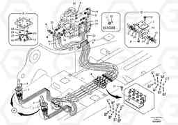 20374 Servo system, control valve to remote control valve EW145B, Volvo Construction Equipment