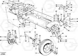 106046 Windrow eliminator - moldbard assembly G700B MODELS S/N 35000 -, Volvo Construction Equipment