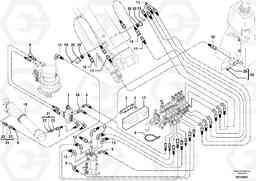 68077 Hydraulic circuit ( platform ) ECR28 TYPE 601, Volvo Construction Equipment