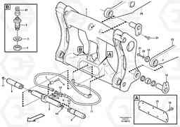 105271 Attachment bracket L70D, Volvo Construction Equipment