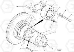 103983 Pump drive shaft G700B MODELS S/N 35000 -, Volvo Construction Equipment
