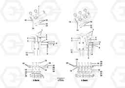 18664 Controls - auxilary manifold - 3.5 bank G700B MODELS S/N 35000 -, Volvo Construction Equipment