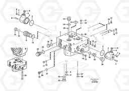 26946 Slew motor, Priority valve EW180B, Volvo Construction Equipment