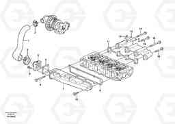 56830 Inlet manifold and exhaust manifold MC70B, Volvo Construction Equipment