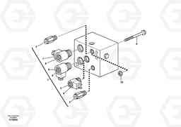 3 Control valve - Boom suspension system (BSS) L35B S/N186/187/188/1893000 - 6000, Volvo Construction Equipment