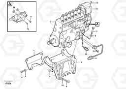 34195 Fuel injection pump with fitting parts G700B MODELS S/N 35000 -, Volvo Construction Equipment
