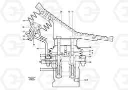 102731 Pedal valve, cruise control EW160 SER NO 1001-1912, Volvo Construction Equipment