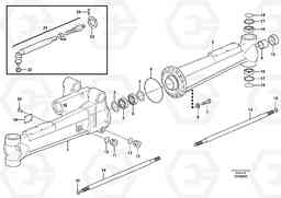 41693 Front axle, Shaft cover EW180B, Volvo Construction Equipment
