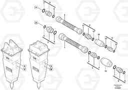 39283 Hydraulic system, hammer ECR38 TYPE 602, Volvo Construction Equipment