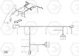 23008 Cable harness, tail light BL61PLUS, Volvo Construction Equipment