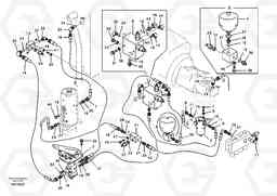 31974 Hydraulic system, upper brake line EW55B, Volvo Construction Equipment