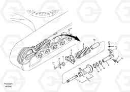 72996 Undercarriage, spring package EC210B, Volvo Construction Equipment