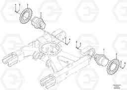 9257 Travelling gear motor assy / sprocket EC45 TYPE 284, Volvo Construction Equipment