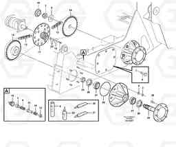 64057 Drivetrain components MC60B, Volvo Construction Equipment