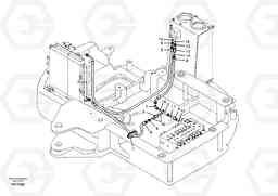4696 Hydraulic system, return lines ECR58, Volvo Construction Equipment