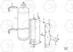 8240 Tank with fitting parts L120E S/N 16001 - 19668 SWE, 64001- USA, 70701-BRA, Volvo Construction Equipment