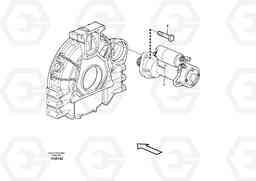 59486 Starter motor, mounting MC90B S/N 71000 -, Volvo Construction Equipment